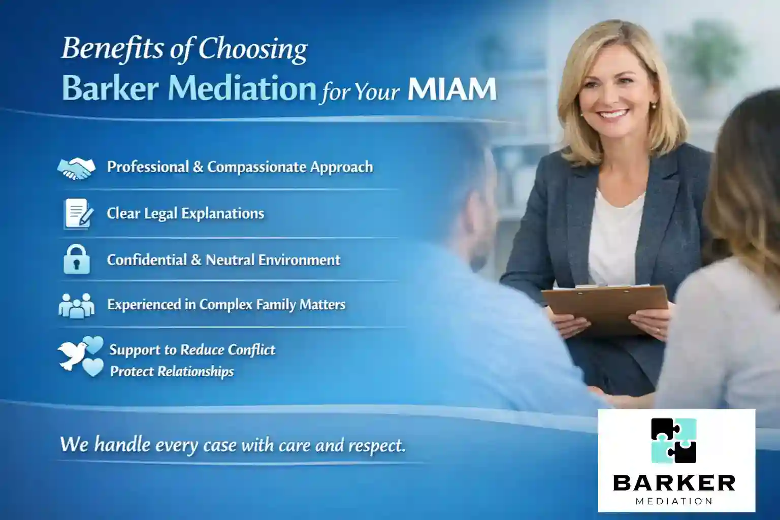 Benefits of Choosing Barker Mediation for Your MIAM Macclesfield
