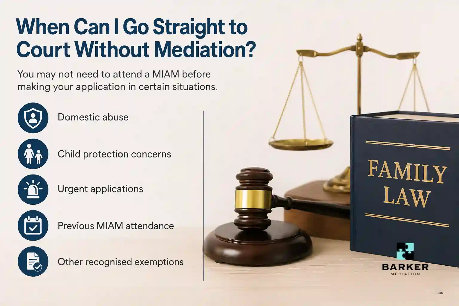 When Can I Go Straight to Court Without Mediation Macclesfield?
